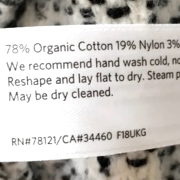 $398 Eileen Fisher Vintage Coat Large Tweed Organic Cotton Notch or Stand Collar - Picture 12 of 16